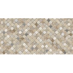 Декор Alma Ceramica Лоренс TWU09LRS47R коричневый 24,3×49,4 см