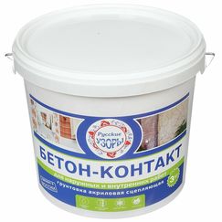 Бетоноконтакт (грунтовка) Русские узоры сцепляющий, 6 кг