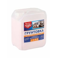 Грунтовка глубокого проникновения Русские узоры акриловая, 5 л