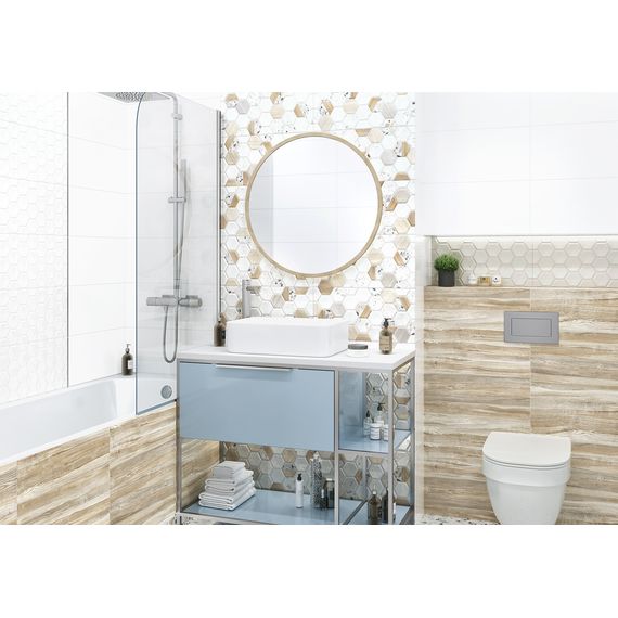 Плитка керамическая Alma Ceramica Бильбао TWU09BLB014 разноцветная 24,9×50 см, изображение 3