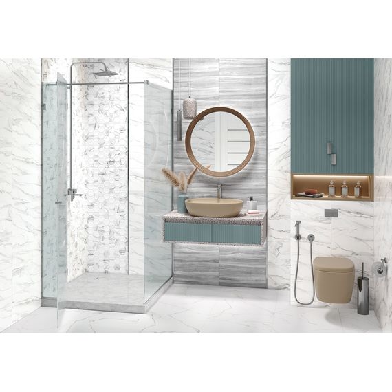 Плитка керамическая Alma Ceramica Вегас TWU09VEG017 белая 24,9×50 см, изображение 4