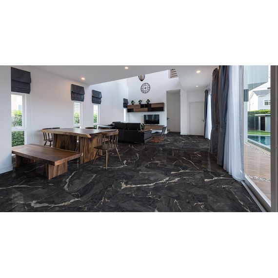 Керамогранит Global Tile Камлин GT606011905SPR черный 60×60 см, изображение 5