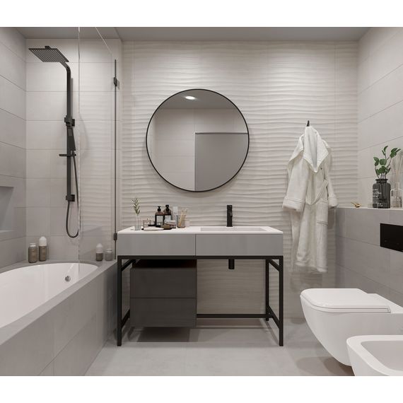 Плитка керамическая Global Tile Эко Лофт 10100001350 светло-серая 25×60 см, изображение 3