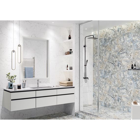 Керамогранит Global Tile Соло Калипсо GT406VGNG белый 15×60 см, изображение 3