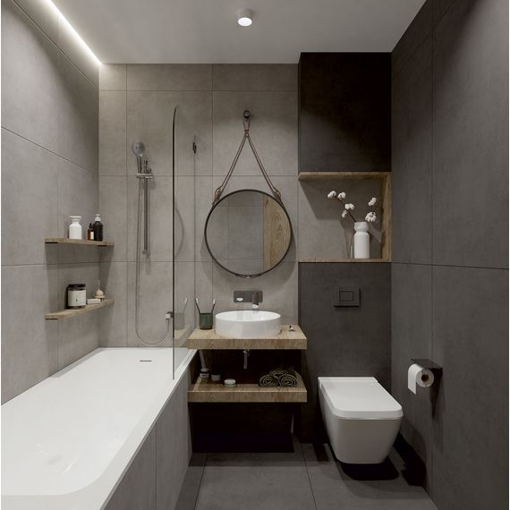 Керамогранит Global Tile Звезда GT120600509MCR темно-серый 60×120 см, изображение 6
