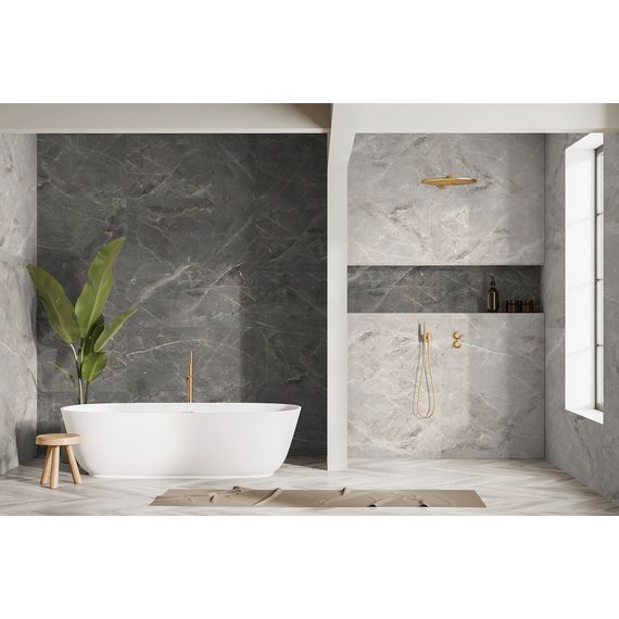 Керамогранит Global Tile Тюльпан GT1206012101SPR серый 60×120 см, изображение 2