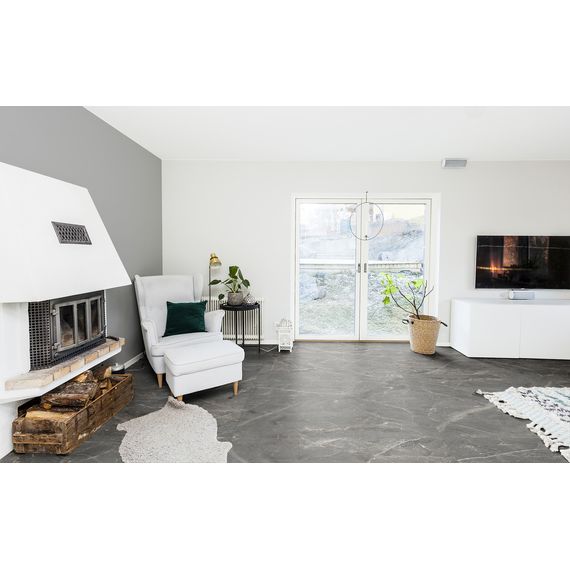 Керамогранит Global Tile Тюльпан GT606012101SPR серый 60×60 см, изображение 4