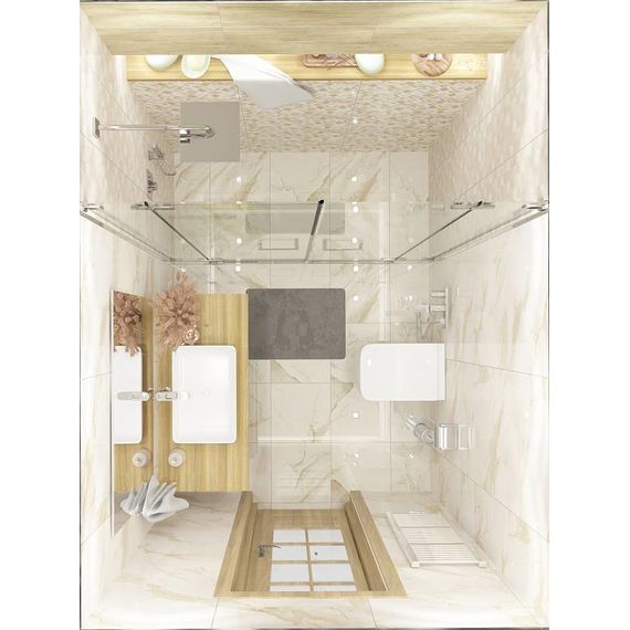 Плитка керамическая Kerlife Calacatta Gold бежевая 31,5×63 см, изображение 6