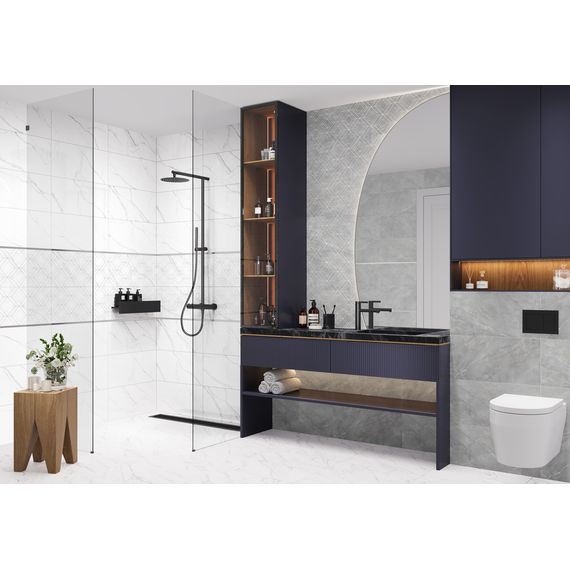 Декор New Trend Лимс Ромб Светлый DW36LMM00 белый 30×60 см, изображение 4