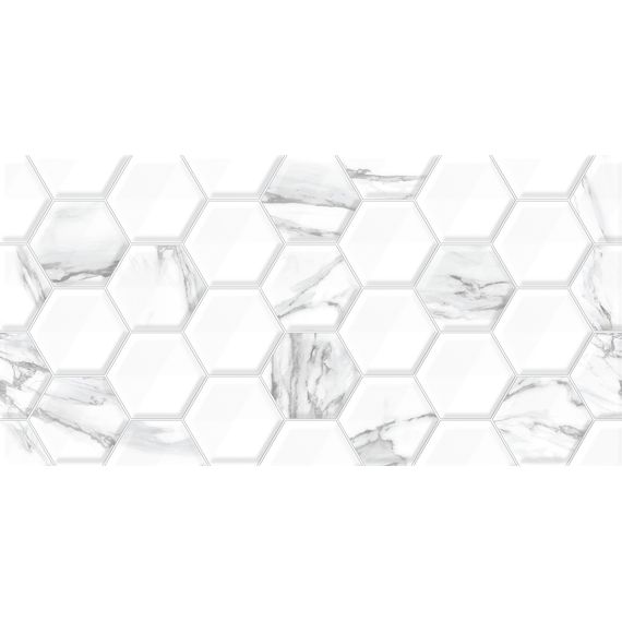 Плитка керамическая Alma Ceramica Вегас TWU09VEG017 белая 24,9×50 см