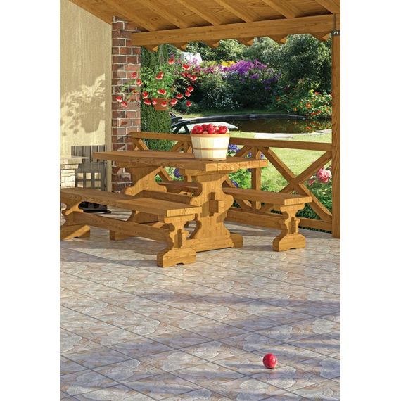 Керамогранит Beryoza Ceramica Рейнир коричневый 29,3×29,3 см, изображение 2