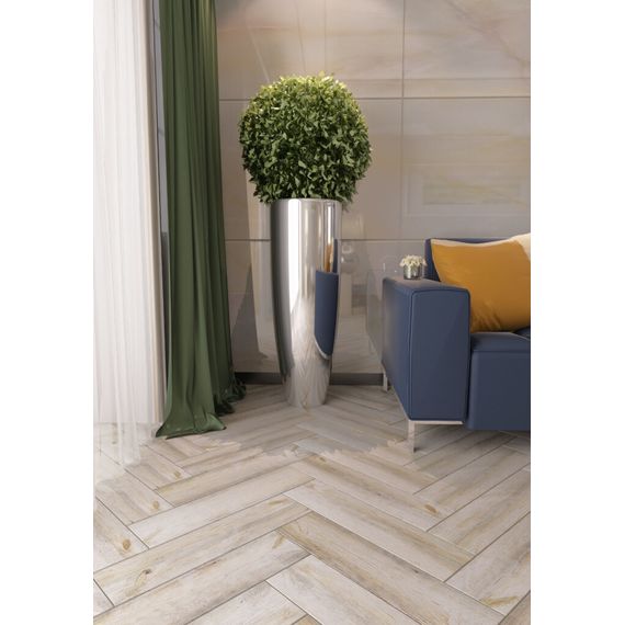 Керамогранит Beryoza Ceramica Торонто графитовый 14,7×59,4 см, изображение 2