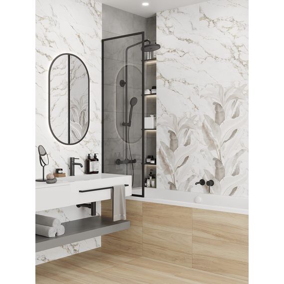 Керамогранит LB Ceramics Янссон 6260-0093 белый 30×60 см, изображение 2