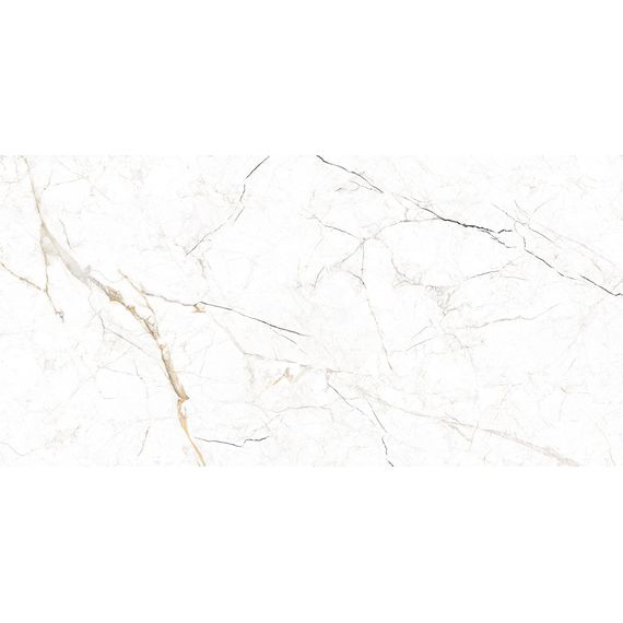 Керамогранит Alma Ceramica Рок Лайн GFU60120RKL04R белый 60×120 см