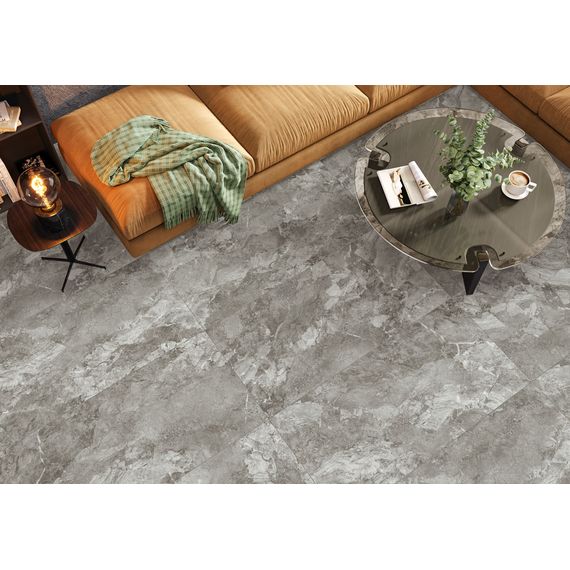 Керамогранит Alma Ceramica Рок Лайн GFU60120RKL70R серый 60×120 см, изображение 6