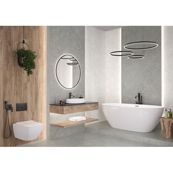 Керамогранит Alma Ceramica Шарп GFU60120SHP07R серый 60×120 см, изображение 4