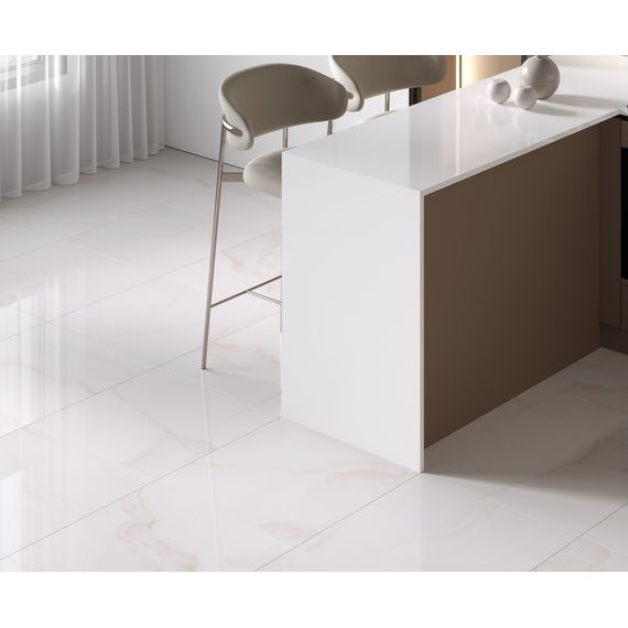 Керамогранит Ceradim Оникс Император Уайт 440973 белый 60×120 см, изображение 5
