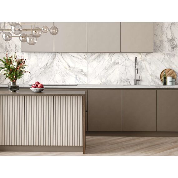 Керамогранит Delacora Багамы Каррара D60242M серый 60×60 см, изображение 3