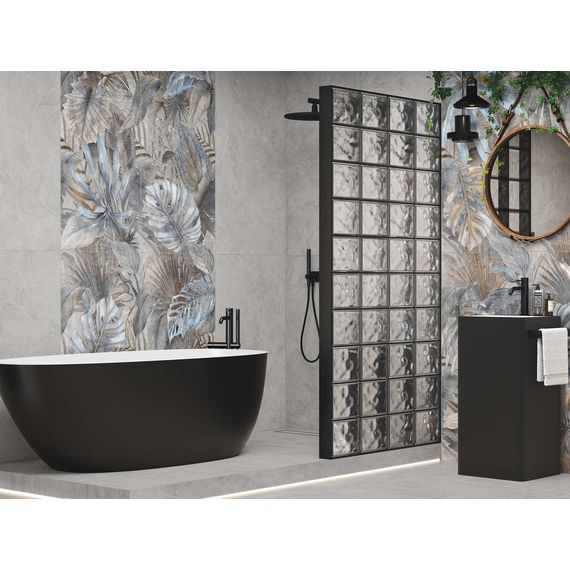 Керамогранит Delacora Багамы Каррара D120242M серый 60×120 см, изображение 4