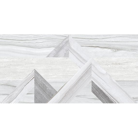 Декор LB Ceramics Аспен 7260-0002 бело-серый 30×60 см