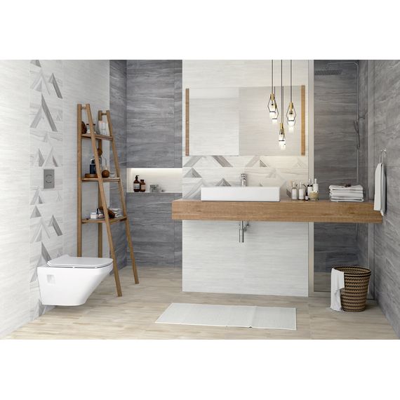 Декор LB Ceramics Аспен 7260-0002 бело-серый 30×60 см, изображение 2