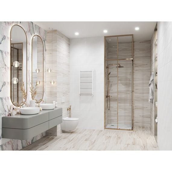 Керамогранит LB Ceramics Блисс 6260-0072 белый 30×60 см, изображение 2