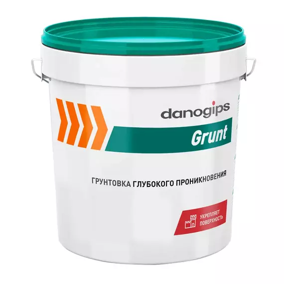 Грунтовка глубокого проникновения Danogips Grunt универсальная, 10 л