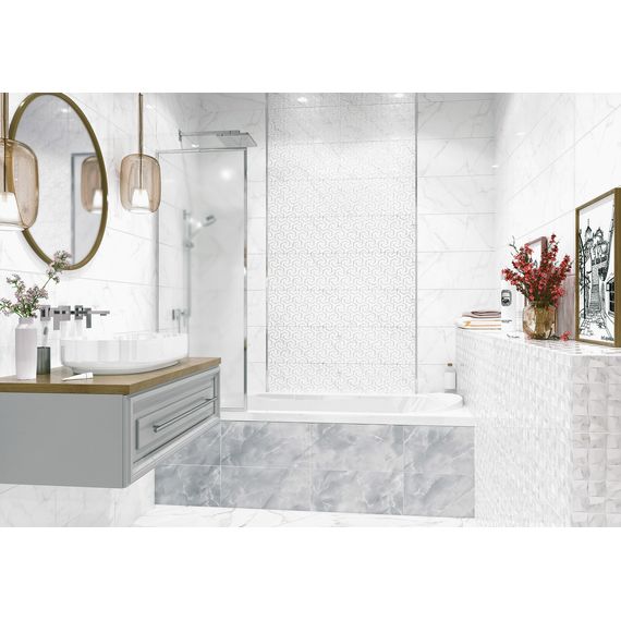 Плитка керамическая Alma Ceramica Гриджио TWU09GRG717 серая 24,9×50 см, изображение 3