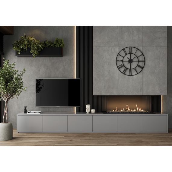 Керамогранит Alma Ceramica Юнико GFU60120UNK70R темно-серый 60×120 см, изображение 4