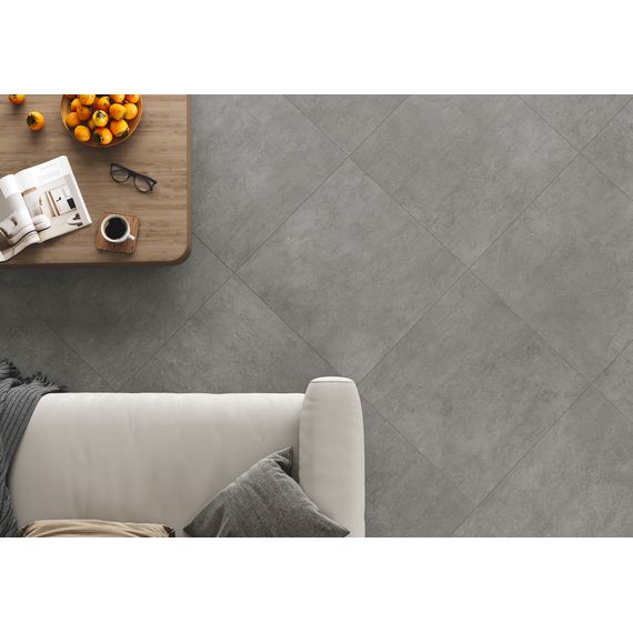 Керамогранит Alma Ceramica Юнико GFU60120UNK70R темно-серый 60×120 см, изображение 5