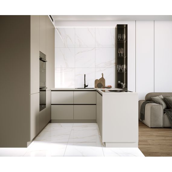 Керамогранит Ceradim Калакатта Регал Голд 440972 белый 60×120 см, изображение 4