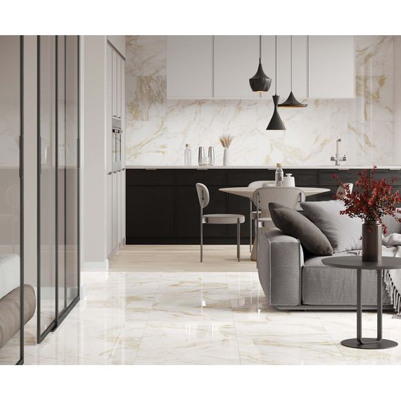 Керамогранит Laparet Калакатта Оро 124737 золотой 60×60 см, изображение 5