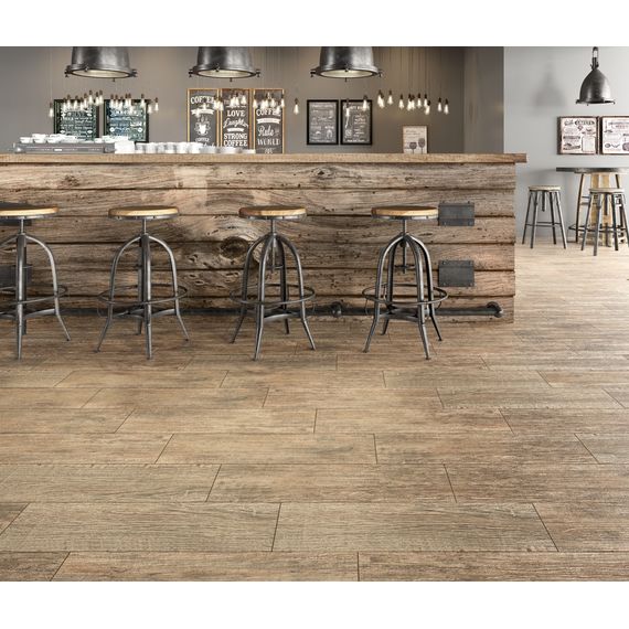 Керамогранит LB Ceramics Вестерн Вуд 6264-0055 серый 20×60 см, изображение 3