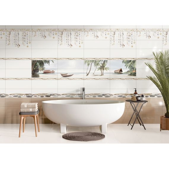 Декор Alma Ceramica Айленд DWA11ALD024 бежевый 20×60 см, изображение 2